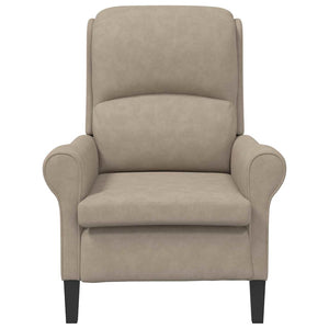 Sessel Taupe Mikrofaser 76x94x102 cm