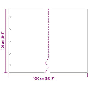 Wurzelsperre Schwarz 1x10m Polyethylen