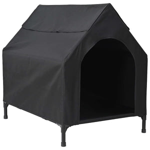 Schwarzes Haustierhaus aus Stahl – 90x65x83 cm