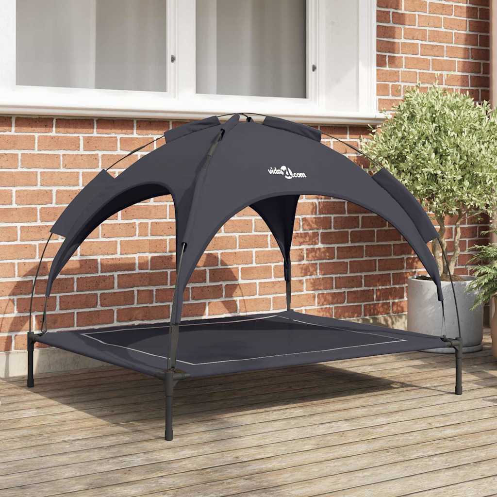 Schwarzes Hundebett Stahl 104 cm