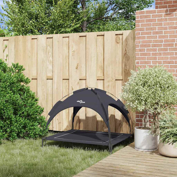 Schwarzes Hundebett Stahl 104 cm