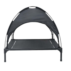 Schwarzes Hundebett Stahl 104 cm