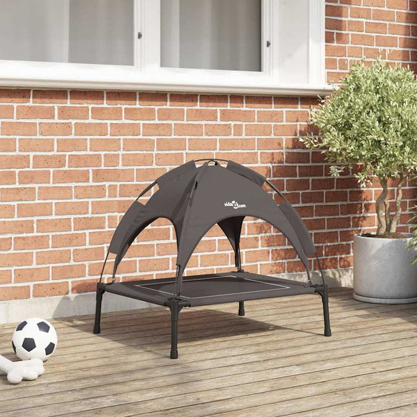 Hundebett Braun Stahl 63x49,5x60cm