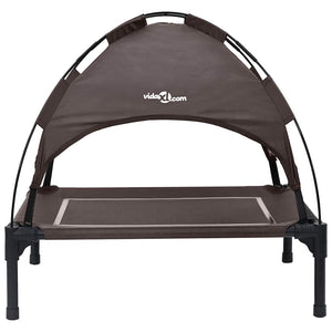 Hundebett Braun Stahl 63x49,5x60cm