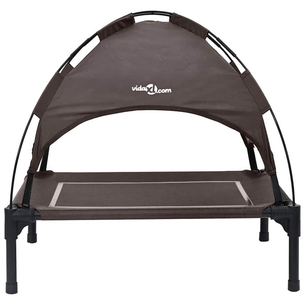 Hundebett Braun Stahl 63x49,5x60cm