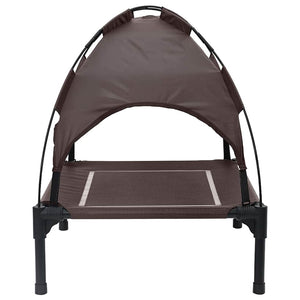 Hundebett Braun Stahl 63x49,5x60cm