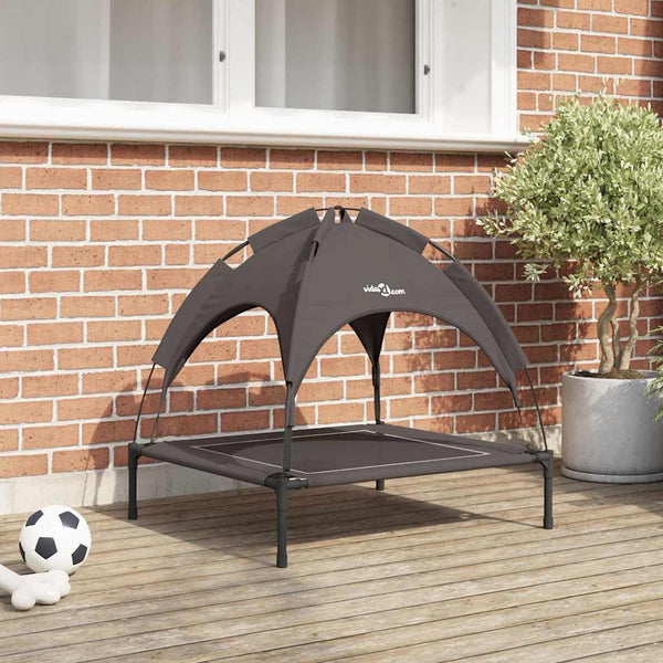 Braunes Hundebett Stahl 71x64x71cm