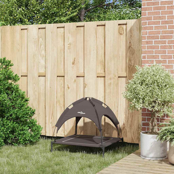 Braunes Hundebett Stahl 71x64x71cm