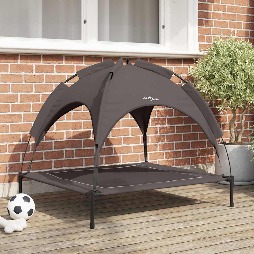 Hundebett Braun Stahl 90x81 cm