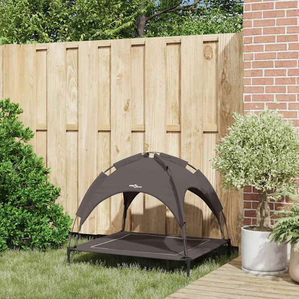 Hundebett Braun Stahl 90x81 cm