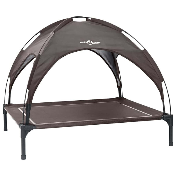 Hundebett Braun Stahl 104x86x84,5cm