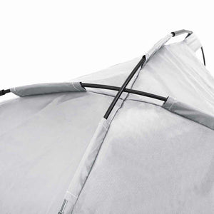 Hundebett Silber Grau Stahl