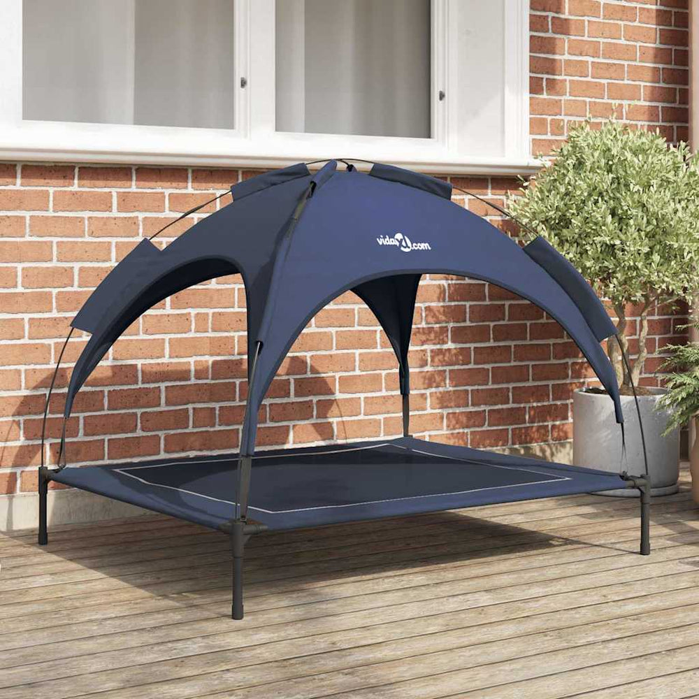 Marineblaues Hundebett 104 cm