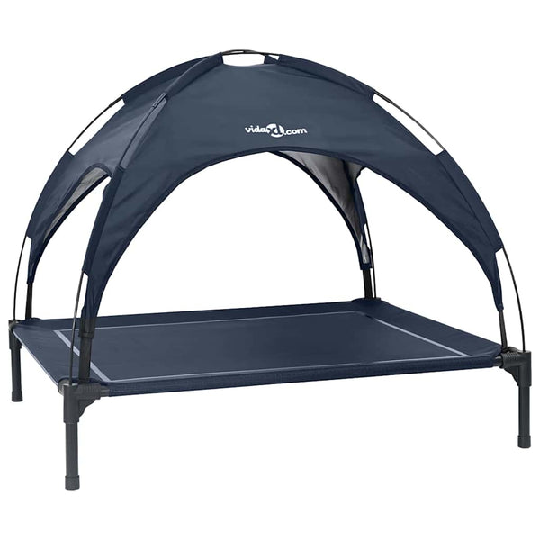 Marineblaues Hundebett 104 cm