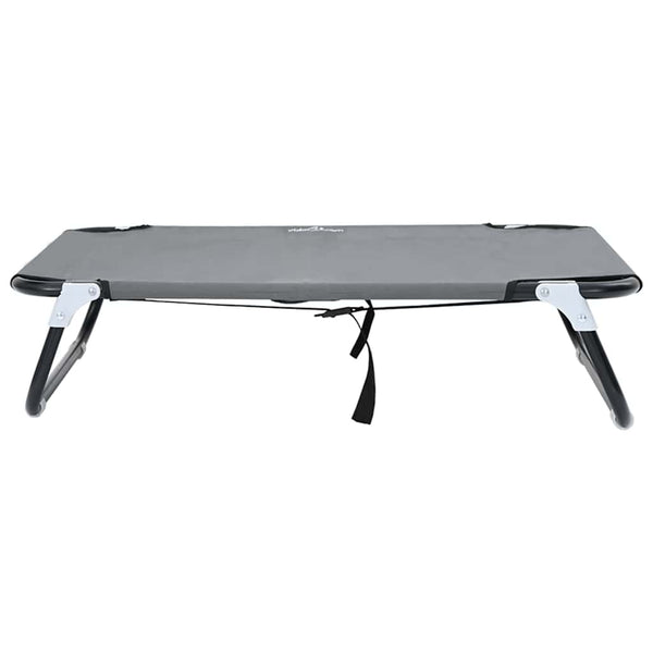 Hundebett Hellgrau Stahl 70x46 cm