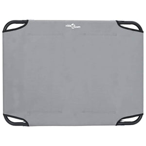 Hundebett Hellgrau Stahl 70x46 cm