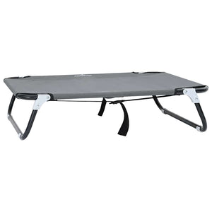 Hundebett Hellgrau Stahl 80x55cm