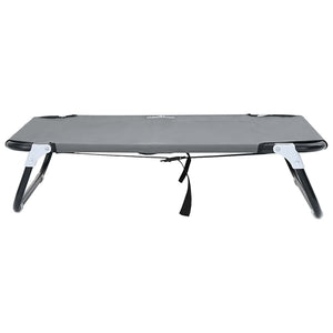 Hundebett Hellgrau Stahl 80x55cm