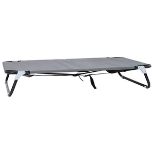 Hundebett Hellgrau Stahl 105x65 cm