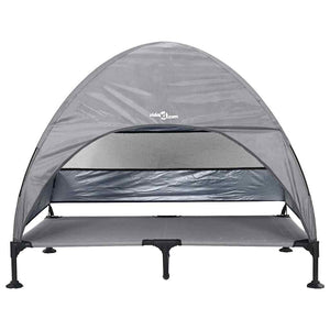 Erhöhtes Hundebett Hellgrau 127cm