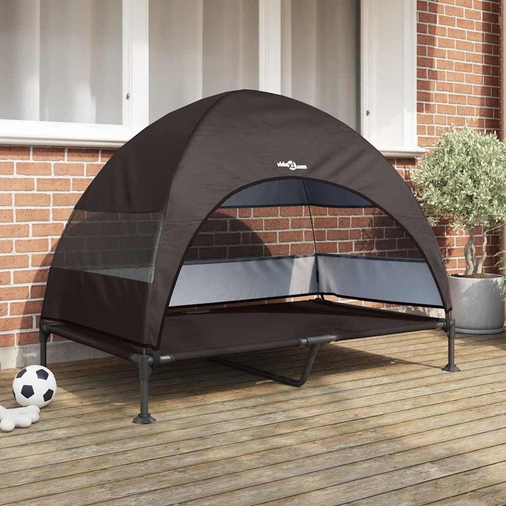 Erhöhtes Hundebett Braun 127cm