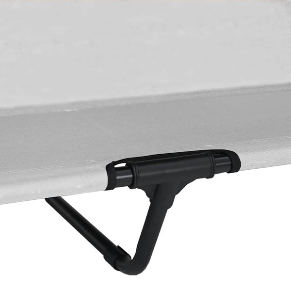Erhöhtes Hundebett Silber Grau 127cm