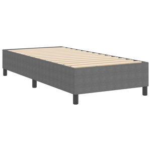 Plattformbettgestell Hellgrau 80x200 cm Cordstoff
