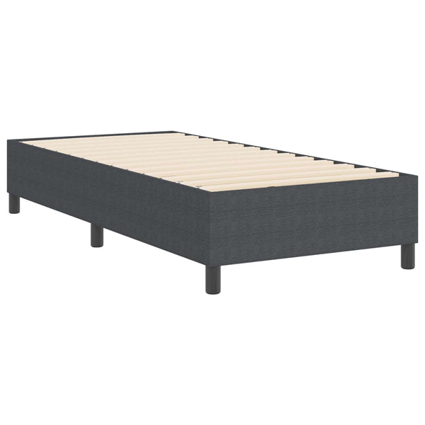Plattformbettgestell Dunkelgrau 80x200 cm Cord