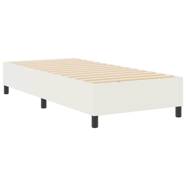 Plattformbettgestell Creme 80x200 cm Cordstoff