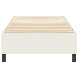 Plattformbettgestell Creme 80x200 cm Cordstoff