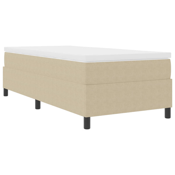Grau-Grünes Cord Plattformbett 80x200 cm