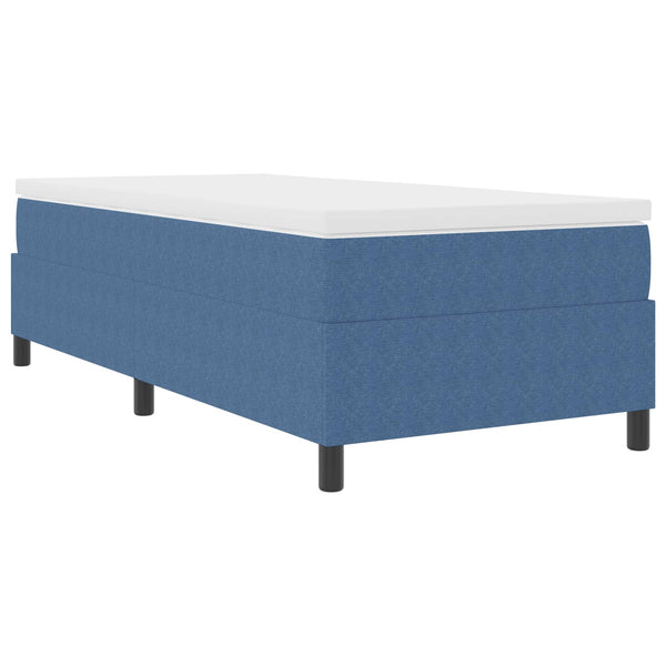 Bettgestell Blau 90x190 cm Cordstoff