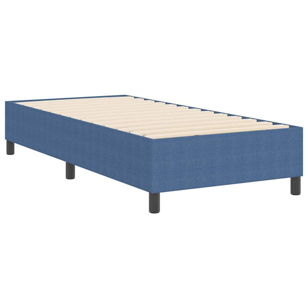 Bettgestell Blau 90x190 cm Cordstoff