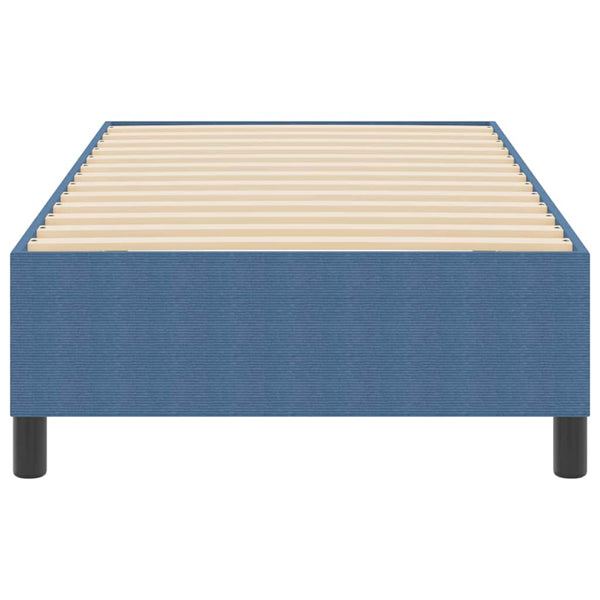 Bettgestell Blau 90x190 cm Cordstoff