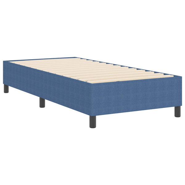 Bettgestell Blau 90x200 cm Cordstoff