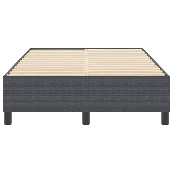 Plattformbettgestell Dunkelgrau Cord 120x190cm