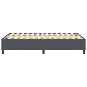 Plattformbettgestell Dunkelgrau Cord 120x190cm