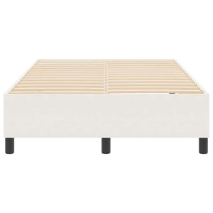 Creme Cord Plattformbett 120x190 cm
