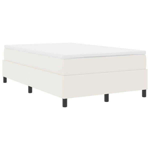 Creme Cord Plattformbett 120x200 cm