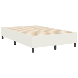 Creme Cord Plattformbett 120x200 cm