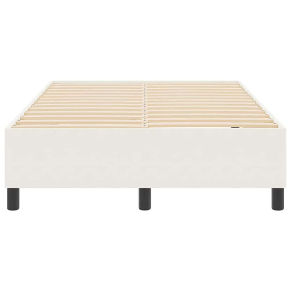 Creme Cord Plattformbett 120x200 cm