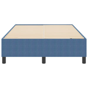 Blaues Plattformbett 120x200cm Cord