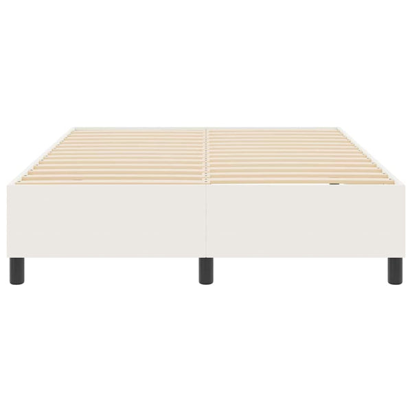 Creme Cord Plattformbett 140x190 cm