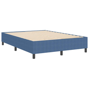 Bettgestell Blau 140x190 cm Cordstoff