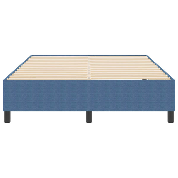 Bettgestell Blau 140x190 cm Cordstoff