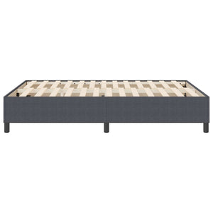Plattformbettgestell Dunkelgrau 140x200 cm Cordstoff