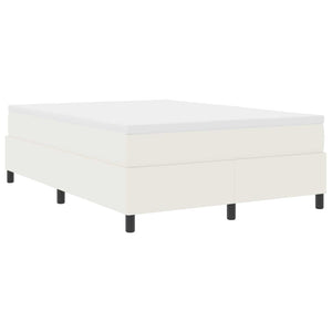 Creme Cord Plattformbett 140x200 cm