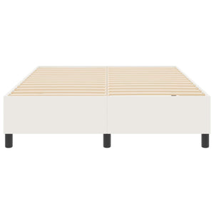Creme Cord Plattformbett 140x200 cm