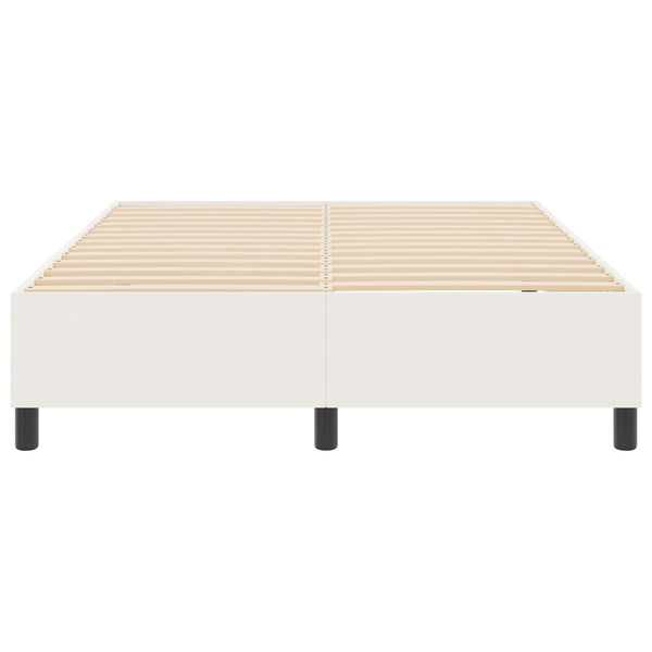 Creme Cord Plattformbett 140x200 cm