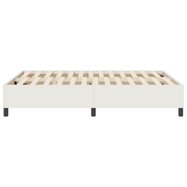 Creme Cord Plattformbett 140x200 cm
